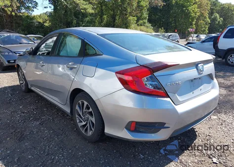 2016 Honda Civic Ex z USA, uszkodzony, nr VIN 19XFC2F74GE201080